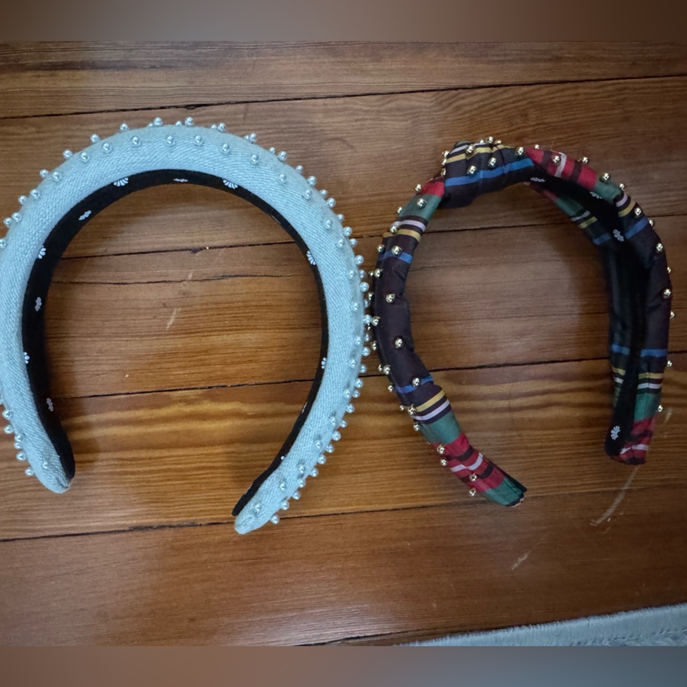 Lele Sadoughi Blue and Multicolor Headbands